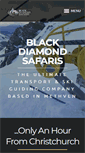 Mobile Screenshot of blackdiamondsafaris.co.nz